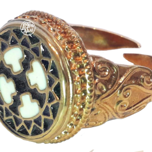 Каблучка з емаллю. "Візантія"