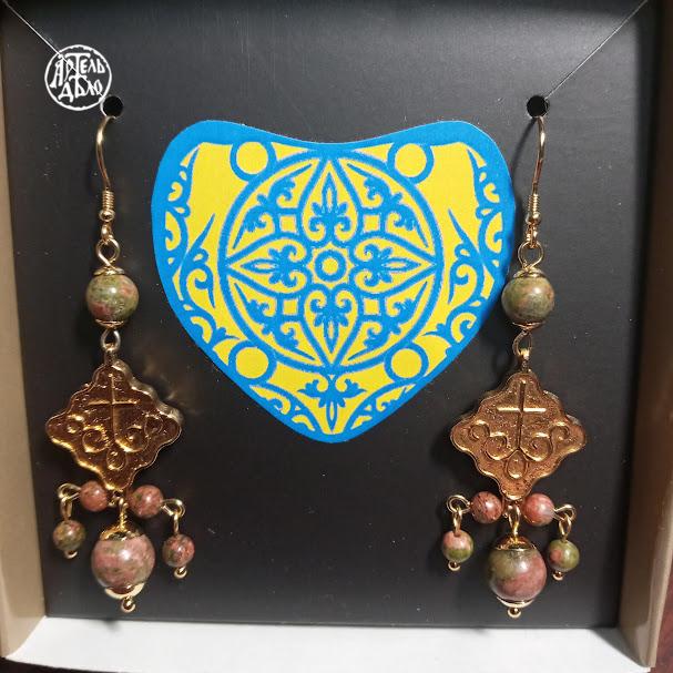 Сережки «Ярославна» (рясна)