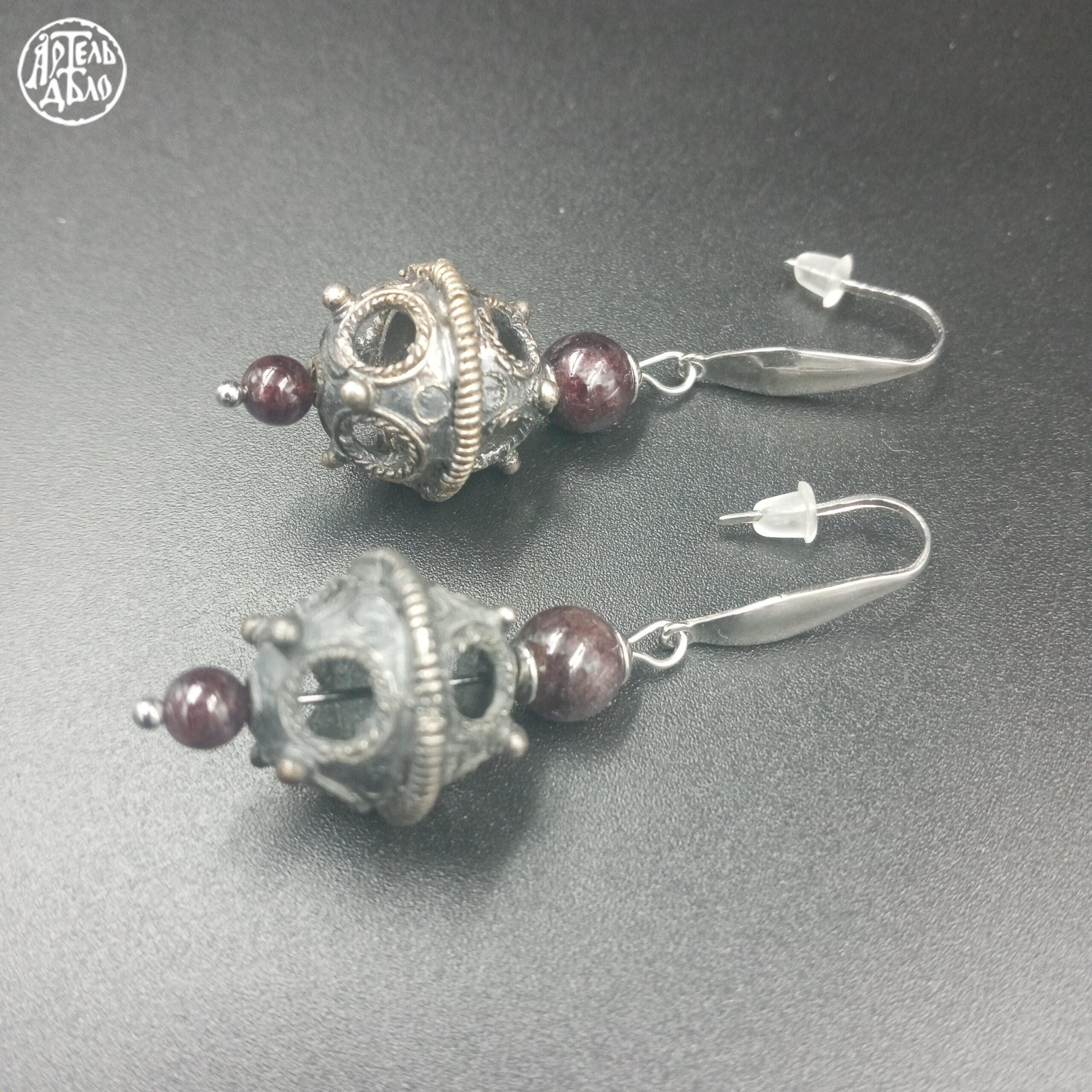 Сережки «Слава» (намистина) - Зображення 4