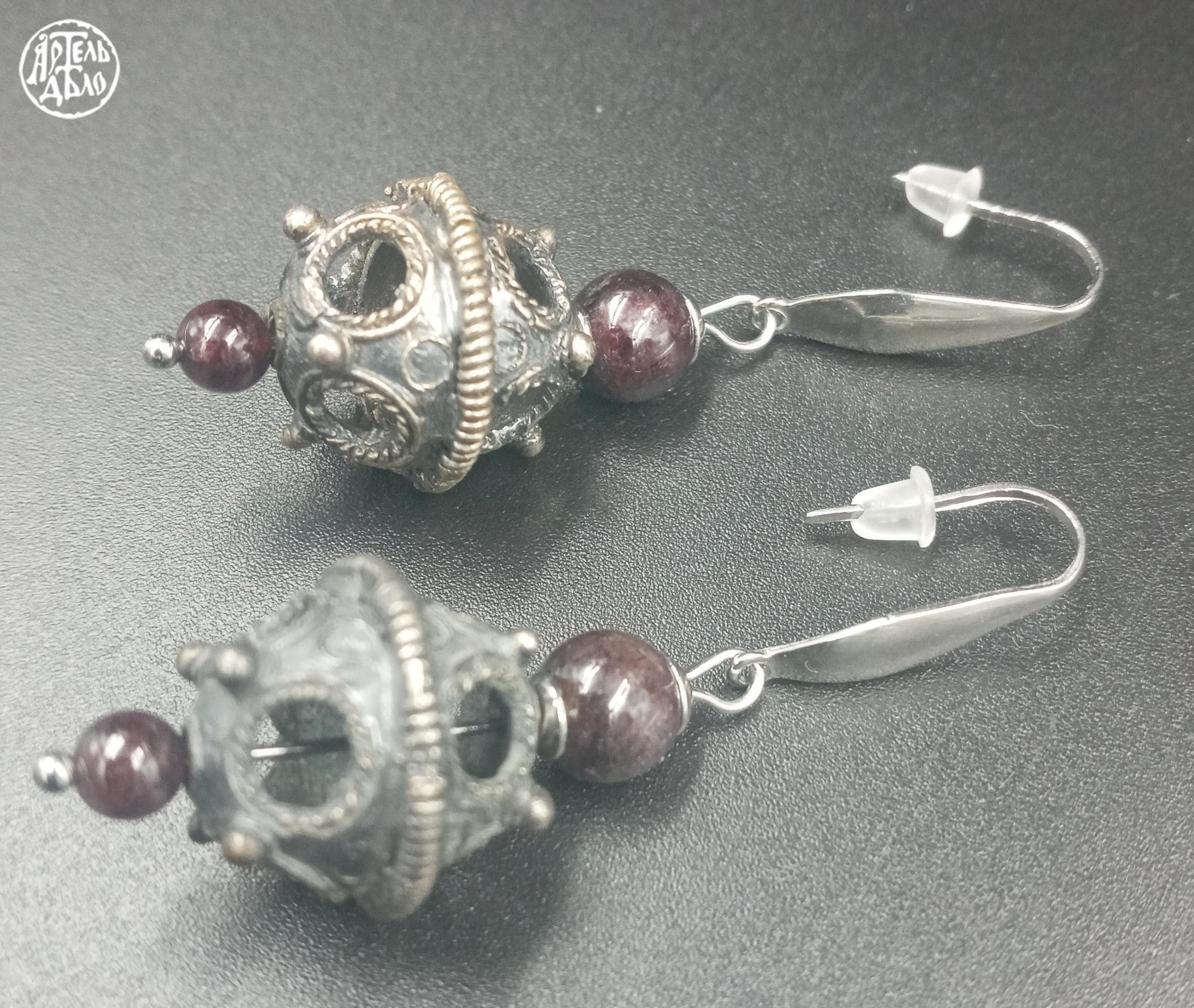 Сережки «Слава» (намистина) - Зображення 3