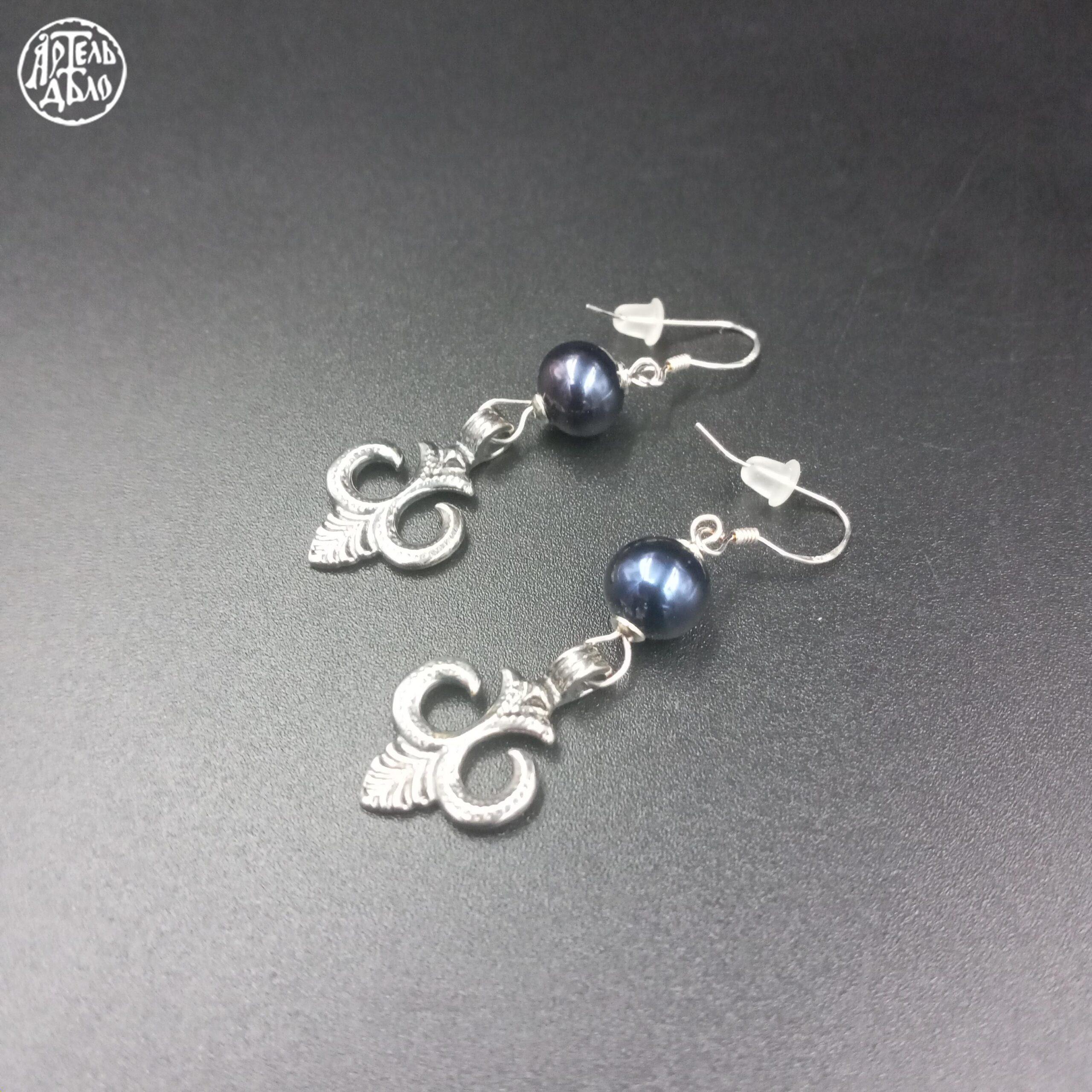 Сережки «Анна Ярославна» (крін) - Зображення 2