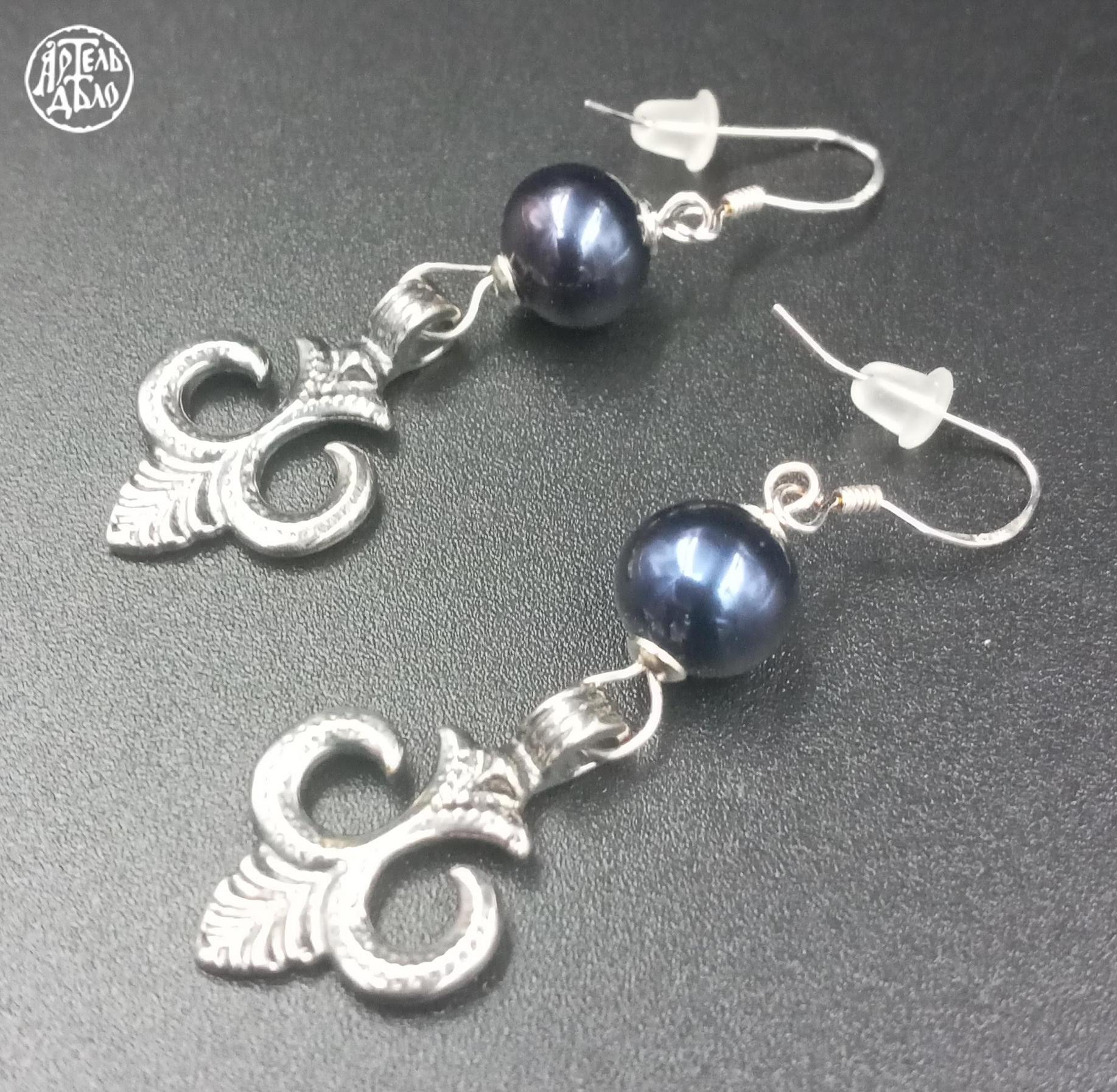 Сережки «Анна Ярославна» (крін)