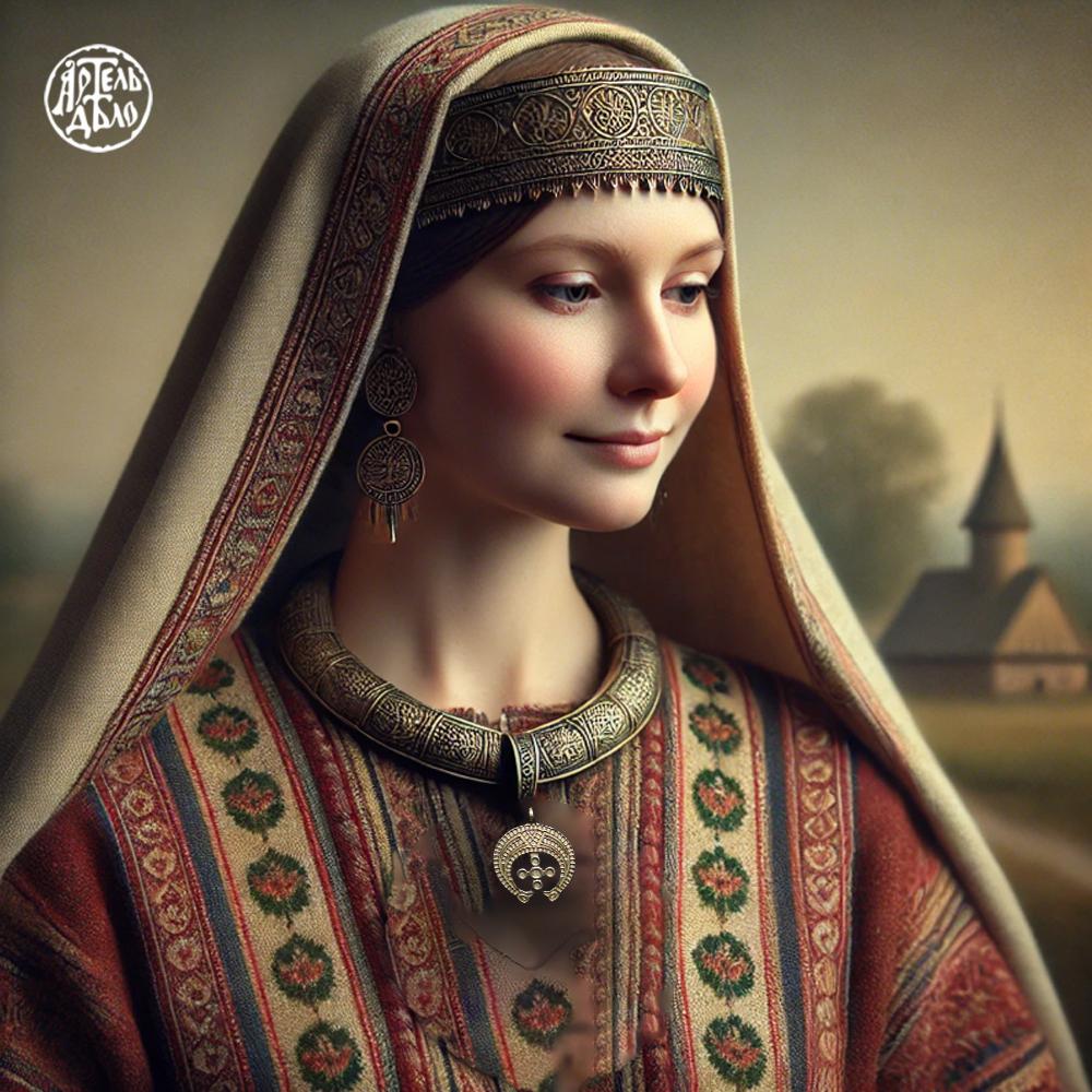 Підвіска-лунниця. Репліка 12-13 століття - Зображення 3