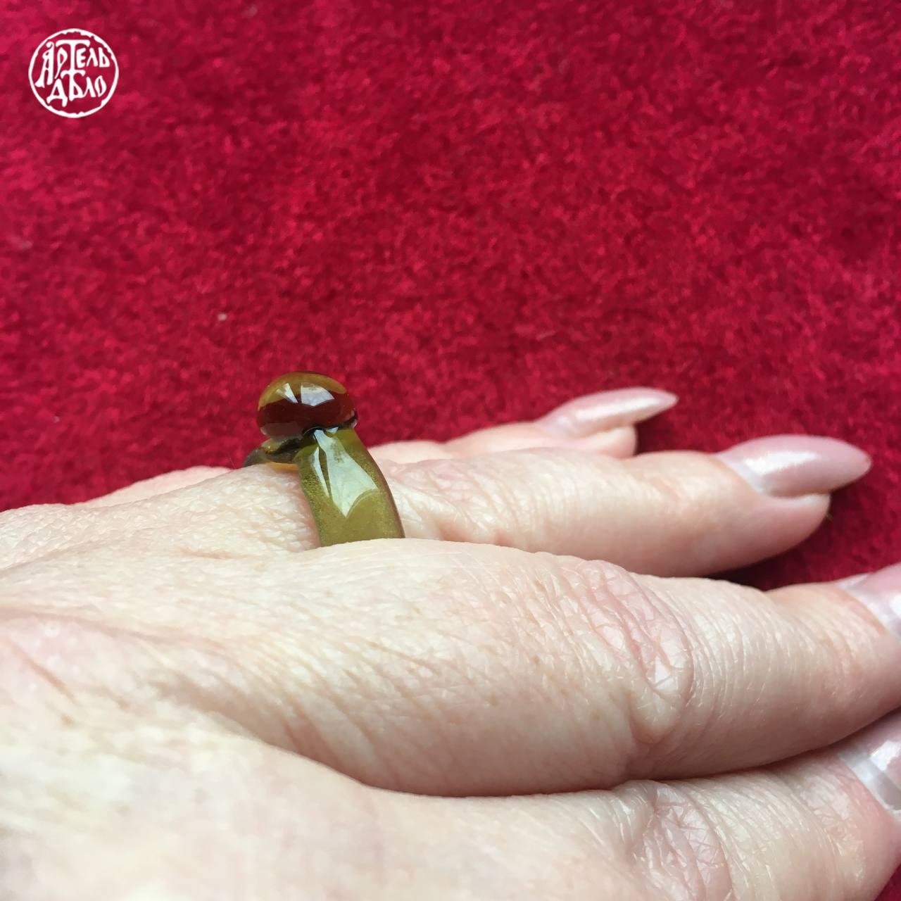 Каблучка. Репліка. Скло ручної роботи. - Зображення 3