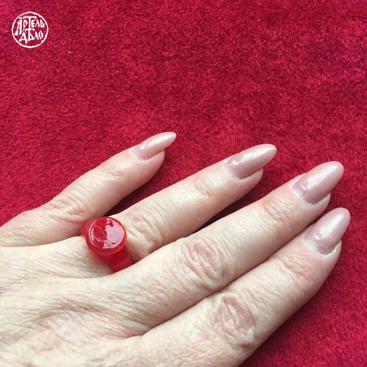 Каблучка. Репліка. Скло ручної роботи. - Зображення 4