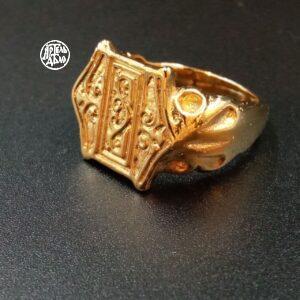 Каблучка-печатка «Повість минулих літ» Позолота